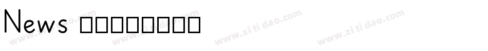 News 70字体转换